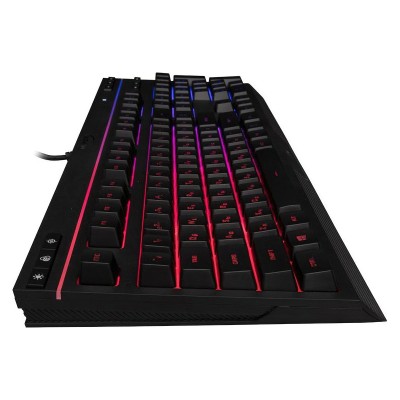 Клавіатура мембранна HyperX Alloy Core 114key, USB-A, EN/UK, RGB, чорний (4P4F5AA)