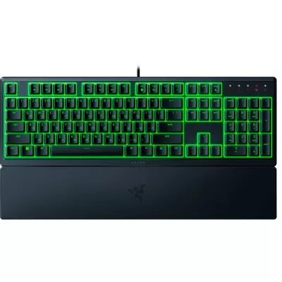 Клавіатура мембранна Razer Ornata V3 X 104key, USB-A, EN/UK, RGB, чорний (RZ03-04471900-R371)