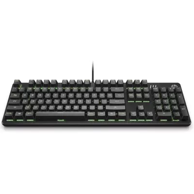 Клавіатура механічна HP Pavilion Gaming 550, 104key, Red Hybrid Switch, USB-A, EN/RU, RGB, чорний (9LY71AA)