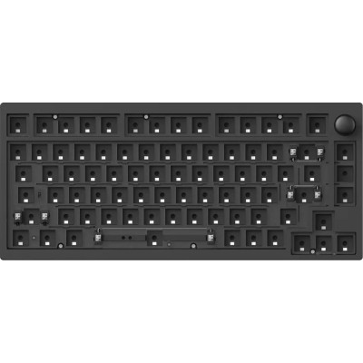 Клавіатура механічна Lemokey P1 Pro 84Key, Keychron Super Red, WL/BT/USB-A, QMK/VIA, Hot-Swap, EN/UKR, RGB, Knob, Carbon Black (