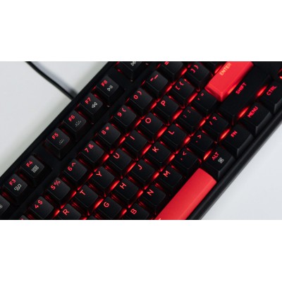 Клавіатура механічна Lemokey X3 104Key, Keychron Red, USB-A, QMK/VIA, Hot-Swap, EN/UKR, RGB, чорний (X3-H1-UA)