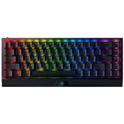 Клавіатура механічна Razer BlackWidow V3 Mini HyperSpeed 68key, Green Switch, USB-A/WL/BT, EN/RU, RGB, чорний (RZ03-03891600-R3R Клавіатура механічна Razer BlackWidow V3 Mini HyperSpeed 68key, Green Switch, USB-A/WL/BT, EN/RU, RGB, чорний (RZ03-03891600-R3R