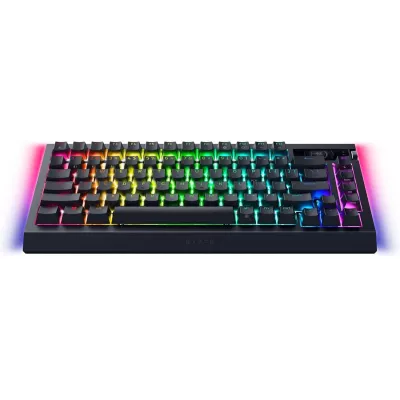 Клавіатура механічна Razer BlackWidow V4 Pro 75%, 81key, Mechanical Switches Gen-3, USB-A/WL/BT, EN, RGB, чорний (RZ03-05130100-
