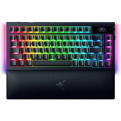 Клавіатура механічна Razer BlackWidow V4 Pro 75%, 81key, Mechanical Switches Gen-3, USB-A/WL/BT, EN, RGB, чорний (RZ03-05130100-