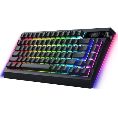 Клавіатура механічна Razer BlackWidow V4 Pro 75%, 81key, Mechanical Switches Gen-3, USB-A/WL/BT, EN, RGB, чорний (RZ03-05130100-