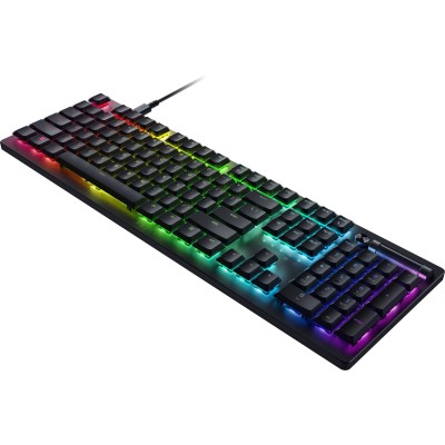 Клавіатура механічна Razer DeathStalker V2 105key, Red Switch, USB-A, EN/RU, RGB, чорний (RZ03-04500800-R3R1)