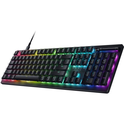 Клавіатура механічна Razer DeathStalker V2 105key, Red Switch, USB-A, EN/RU, RGB, чорний (RZ03-04500800-R3R1)