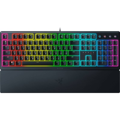 Клавіатура механічна Razer Ornata V3 104key, Mecha-Membrane Switch, USB-A, EN/UK, RGB, чорний (RZ03-04462100-R371)