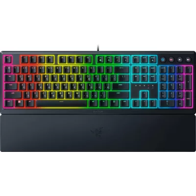 Клавіатура механічна Razer Ornata V3 104key, Mecha-Membrane Switch, USB-A, EN/UK, RGB, чорний (RZ03-04462100-R371)