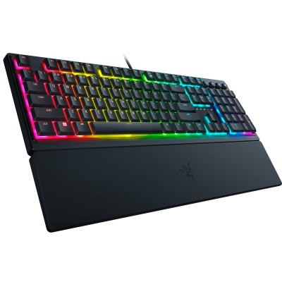 Клавіатура механічна Razer Ornata V3 104key, Mecha-Membrane Switch, USB-A, EN/UK, RGB, чорний (RZ03-04462100-R371)