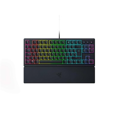 Клавіатура механічна Razer Ornata V3 TKL 84key, Mecha-Membrane Switch, USB-A, EN/UK, RGB, чорний (RZ03-04881800-R371)