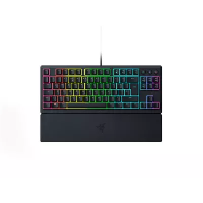 Клавіатура механічна Razer Ornata V3 TKL 84key, Mecha-Membrane Switch, USB-A, EN/UK, RGB, чорний (RZ03-04881800-R371)
