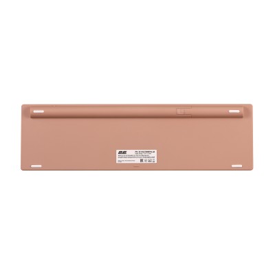 Клавіатура ножнична 2E KS270 109key, WL/BT, EN/UK, рожево-білий (2E-KS270WBPN_UA)
