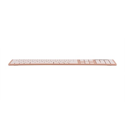 Клавіатура ножнична 2E KS270 109key, WL/BT, EN/UK, рожево-білий (2E-KS270WBPN_UA)