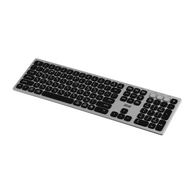 Клавіатура ножнична 2E KS270 109key, WL/BT, EN/UK, сіро-чорний (2E-KS270WBGR_UA)