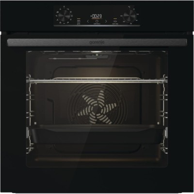 Комплект Gorenje (духовка електрична BO6735E05B + поверхня газова на склі GTW641EB), 743549, чорн (SET_BO6735E05B_GTW641EB)