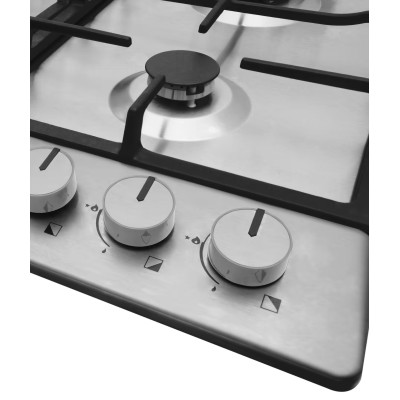 Комплект Hansa (духовка електрична + поверхня газова), чорний+нерж (FCGI69329)