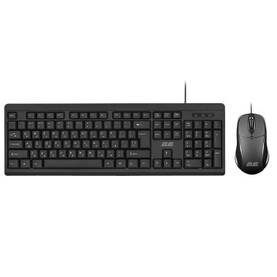 Комплект клавіатура та миша 2E MK401 USB-A, EN/UK, чорний (2E-MK401UB_UA)