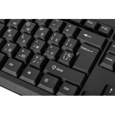 Комплект клавіатура та миша 2E MK401 USB-A, EN/UK, чорний (2E-MK401UB_UA)
