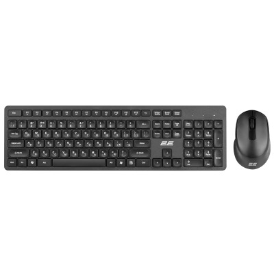 Комплект клавіатура та миша 2E MK420 WL, EN/UK, чорний (2E-MK420WB_UA)