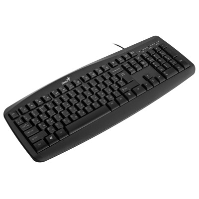 Комплект клавіатура та миша Genius KM-200, EN/UKR/RU, чорний (31330003410)