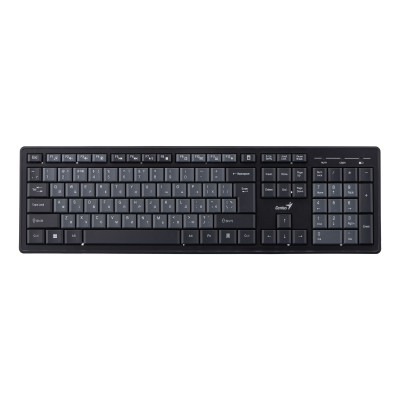 Комплект клавіатура та миша Genius KM-8200, WL, EN/UKR, чорний (31340003428)