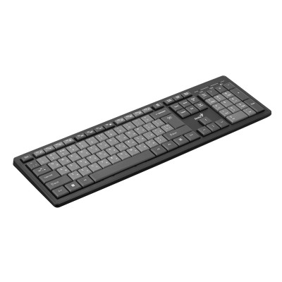 Комплект клавіатура та миша Genius KM-8200, WL, EN/UKR, чорний (31340003428)