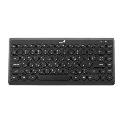 Комплект клавіатура та миша Genius LuxeMate Q-8000, WL, EN/UKR, чорний (31340013414)