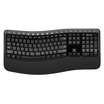 Комплект клавіатура та миша Microsoft Comfort Desktop 5050 WL, EN/UK/RU, чорний (PP4-00017)