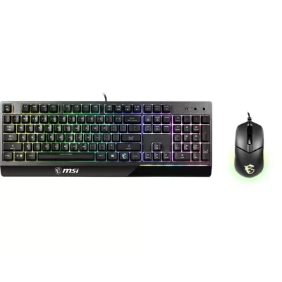 Комплект клавіатура та миша MSI Vigor GK30 COMBO UA USB, EN/UKR/RU, RGB (S11-04UA212-CLA)
