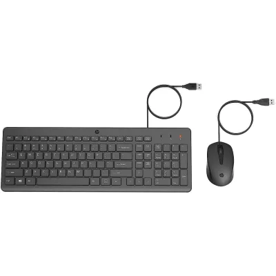 Комплект клавіатура та миша НР 150, USB-A, EN/RU, чорний (240J7AA)