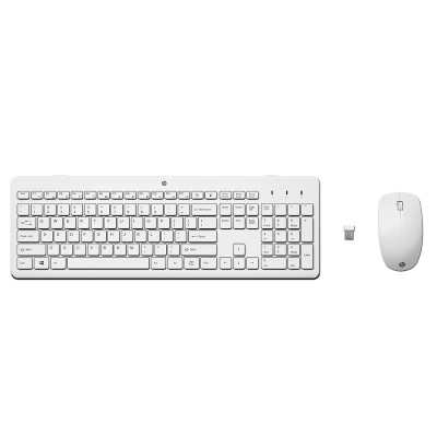 Комплект клавіатура та миша НР 230, WL, EN/UK, білий (3L1F0AA)