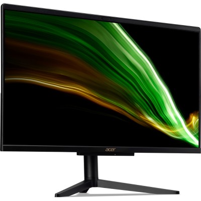 Комп'ютер персональний моноблок Acer Aspire C24-1600 23.8" FHD, Intel С N4505, 8GB, F256GB, UMA, WiFi, Lin, чорний (DQ.BHTME.001