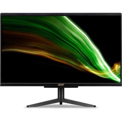 Комп'ютер персональний моноблок Acer Aspire C24-1600 23.8" FHD, Intel С N4505, 8GB, F256GB, UMA, WiFi, Lin, чорний (DQ.BHTME.001