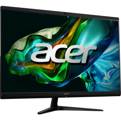 Комп'ютер персональний моноблок Acer Aspire C24-1800 23.8" FHD, Intel i5-12450H, 8GB, F512GB, UMA, WiFi, кл+м, Lin, чорний (DQ.B