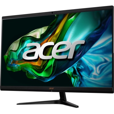Комп'ютер персональний моноблок Acer Aspire C24-1800 23.8" FHD, Intel i5-12450H, 8GB, F512GB, UMA, WiFi, кл+м, Lin, чорний (DQ.B