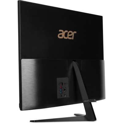 Комп'ютер персональний моноблок Acer Aspire C24-1800 23.8" FHD, Intel i5-12450H, 8GB, F512GB, UMA, WiFi, кл+м, Lin, чорний (DQ.B