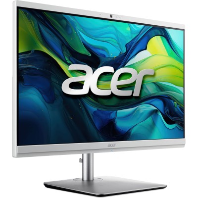 Комп'ютер персональний моноблок Acer Aspire C24-195ES 23.8" FHD Intel U5-125U, 16GB, F512GB, UMA, WiFi, кл+м, 3р, без ОС, сірий 