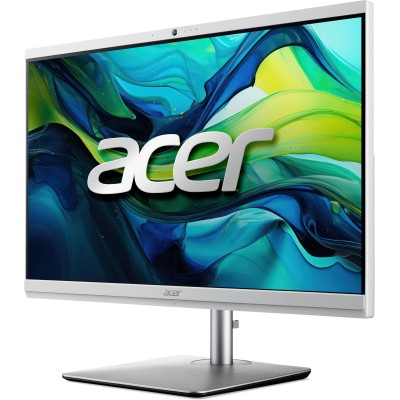 Комп'ютер персональний моноблок Acer Aspire C24-195ES 23.8" FHD Intel U5-125U, 16GB, F512GB, UMA, WiFi, кл+м, 3р, без ОС, сірий 