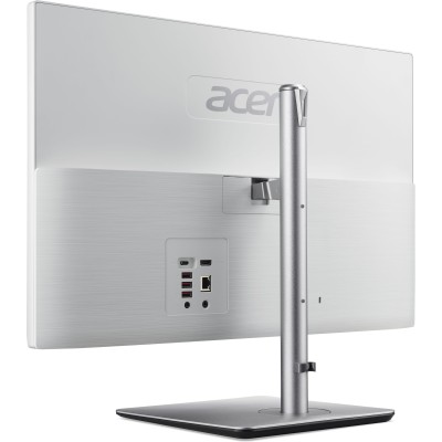 Комп'ютер персональний моноблок Acer Aspire C24-195ES 23.8" FHD Intel U5-125U, 16GB, F512GB, UMA, WiFi, кл+м, 3р, без ОС, сірий 