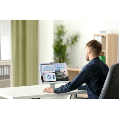 Комп'ютер персональний моноблок ASUS A3402WVAK-BA0040 23.8" FHD AG, Intel 3-100U, 16GB, F512GB, UMA, WiFi, кл+м, 3р, без ОС, чор