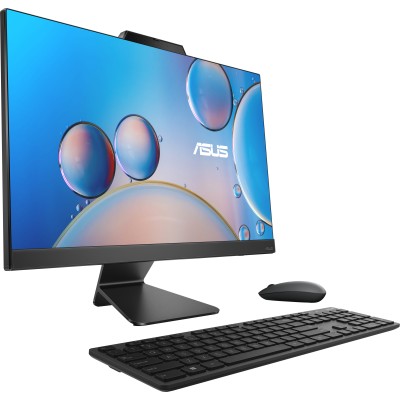 Комп'ютер персональний моноблок ASUS M3402WFAK-BPC0150 23.8" FHD AG, AMD R3-7320U, 8GB, F512GB, UMA, WiFi, кл+м, без ОС, чорний