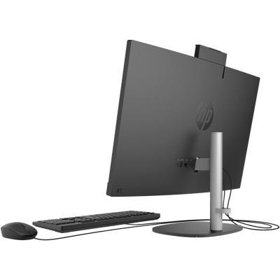 Комп'ютер персональний моноблок HP 240-G10 23.8" FHD IPS AG, Intel i5-1335U, 8GB, F512GB, UMA, WiFi, кл+м, 3р, DOS, чорний (885M