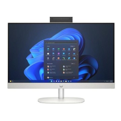 Комп'ютер персональний моноблок HP 245-G10 23.8" FHD IPS AG, AMD R5-7520U, 16GB, F512GB, UMA, WiFi, кл+м, 3р, DOS, білий (A1JL5E