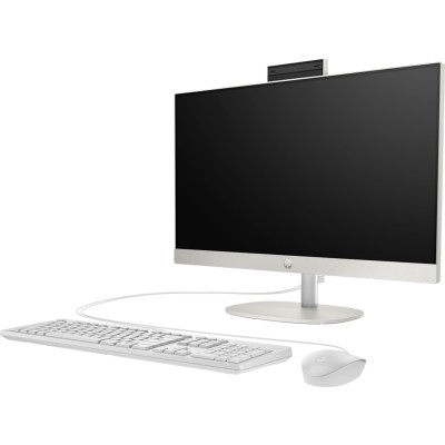 Комп'ютер персональний моноблок HP 245-G10 23.8" FHD IPS AG, AMD R5-7520U, 16GB, F512GB, UMA, WiFi, кл+м, 3р, DOS, білий (A1JL5E