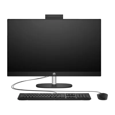 Комп'ютер персональний моноблок HP All-in-One 27" FHD IPS AG, Intel i3-1315U, 16GB, F512GB, UMA, WiFi, кл+м, DOS, чорний (AR0N6E