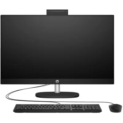 Комп'ютер персональний моноблок HP All-in-One 27" FHD IPS AG, Intel i3-1315U, 8GB, F512GB, UMA, WiFi, кл+м, DOS, чорний (A45E1EA
