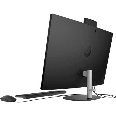 Комп'ютер персональний моноблок HP All-in-One 27" FHD IPS AG, Intel i7-1355U, 16GB, F1TB, UMA, WiFi, кл+м, DOS, чорний (A45DZEA)