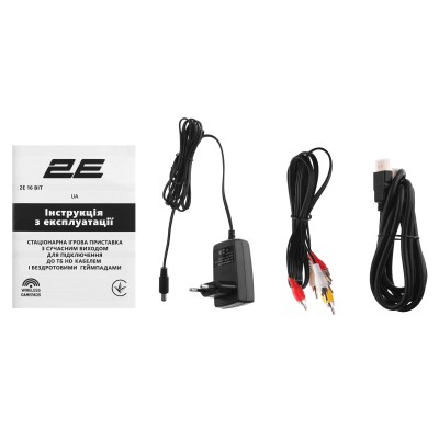 Консоль 2Е 16bit HDMI (2 бездротових геймпада, 183 гри)