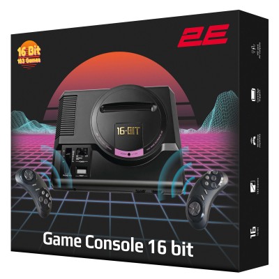 Консоль 2Е 16bit HDMI (2 бездротових геймпада, 183 гри)